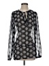 Ann Taylor 100% Polyester Black Long Sleeve T-Shirt Size S - photo 1