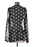 Ann Taylor 100% Polyester Black Long Sleeve T-Shirt Size S - photo 2