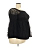 Torrid Black 3/4 Sleeve Top Size 2X Plus (2) - photo 4