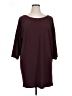 Leith Solid Burgundy Casual Dress Size XL - photo 1