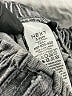 Next 100% Cotton Solid Gray Denim Skirt Size 5 - 6 - photo 3