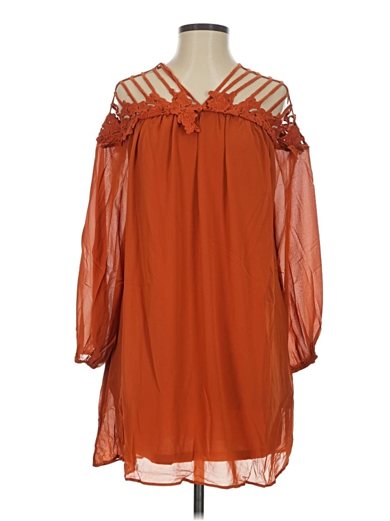 Entro Casual Dress In Orange