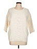 Pink Tartan Ivory Pullover Sweater Size L - photo 1