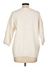 Pink Tartan Ivory Pullover Sweater Size L - photo 2