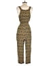 Whistles Chevron-herringbone Gold Yellow Jumpsuit Size 2 - photo 2