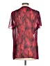 Calvin Klein 100% Polyester Red Short Sleeve Blouse Size L - photo 2