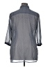 Attention 100% Polyester Houndstooth Blue 3/4 Sleeve Blouse Size XL - photo 2