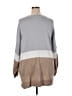 Lane Bryant Color Block Gray Pullover Sweater Size 26 - 28 Plus - photo 2