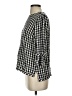 J.Jill 100% Rayon Checkered-gingham Black 3/4 Sleeve Blouse Size S - photo 5