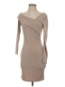 Prettygarden Solid Tan Cocktail Dress Size S - photo 1