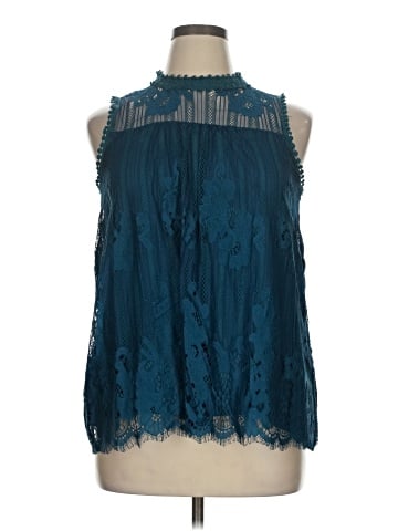 Taylor & Sage Sleeveless Blouse (view 1)