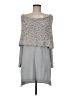 Simply Noelle Gray Poncho Size 8 - 10 - photo 1
