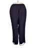 Maya Brooke 100% Polyester Solid Blue Casual Pants Size 24W - photo 2