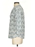 Bobeau Silver 3/4 Sleeve Blouse Size S - photo 5
