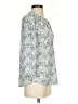 Bobeau Silver 3/4 Sleeve Blouse Size S - photo 4