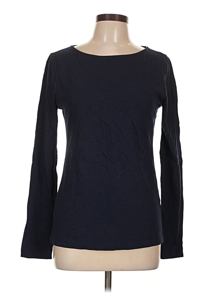 Pre-owned J.crew Mercantile Long Sleeve T-shirt In Blue