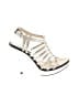 MICHAEL Michael Kors 100% Leather Metallic Silver Sandals Size 6 - photo 1