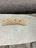 SOFIA 100% Silk Silver Tan 3/4 Sleeve Silk Top Size 2X (estimated) - photo 3