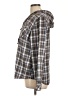Boston Traders Plaid Gray Long Sleeve Blouse Size L - photo 5