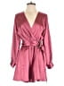 Zara Solid Burgundy Romper Size S - photo 1