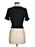 Shein Black Short Sleeve Turtleneck Size M - photo 2