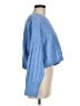Pink Rose 100% Polyester Blue Pullover Sweater Size M - photo 4