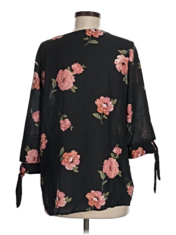 Brina & Em 3/4 Sleeve Blouse (view 2)