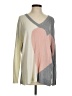 Laurie Felt Hearts Gray Pullover Sweater Size S - photo 1