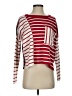 CAbi Stripes Red Pullover Sweater Size XS - photo 1