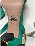 Prada Color Block Teal Green Sandals Size EU 37 1/2 - photo 3