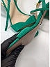 Prada Color Block Teal Green Sandals Size EU 37 1/2 - photo 4