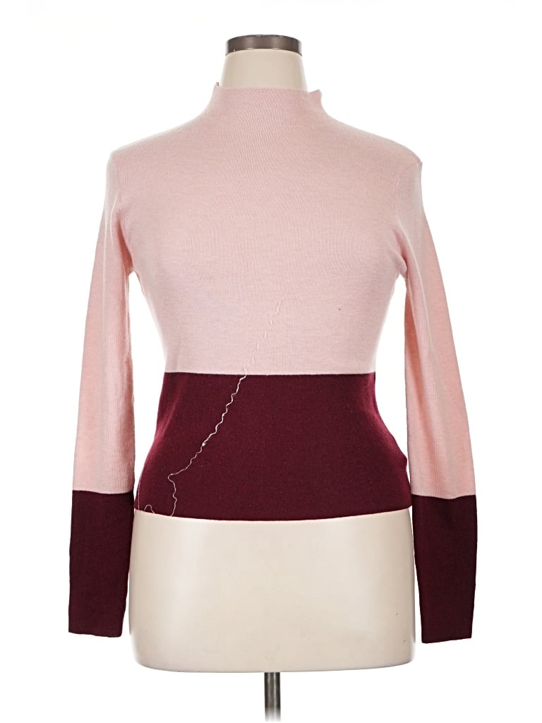 Pre-owned Cupshe Turtleneck Sweater In Pink