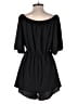 Assorted Brands Solid Black Romper Size M - photo 2