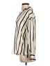 Zara Stripes Ivory Long Sleeve Blouse Size XS - photo 5