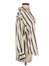 Zara Stripes Ivory Long Sleeve Blouse Size XS - photo 4