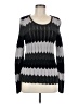 Spense Chevron-herringbone Black Pullover Sweater Size M - photo 1