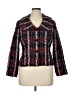 Doncaster Collection Tweed Burgundy Blazer Size 14 - photo 1