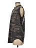 Amaryllis Camo Gray Sleeveless Button-Down Shirt Size M - photo 5
