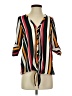 Marci Stripes Orange 3/4 Sleeve Blouse Size S - photo 1