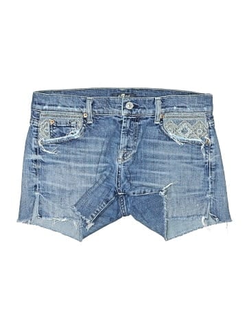 7 For All Mankind Denim Shorts (view 1)