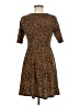 Xhilaration Animal Print Brown Casual Dress Size M - photo 2