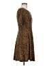 Xhilaration Animal Print Brown Casual Dress Size M - photo 4