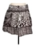 Wrapper Animal Print Brown Casual Skirt Size 11 - photo 1