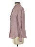 Gap 100% Rayon Polka Dots Burgundy Long Sleeve Blouse Size S - photo 5