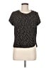 H&M Polka Dots Black Short Sleeve Blouse Size M - photo 1