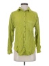 Pilcro 100% Viscose Green Long Sleeve Button-Down Shirt Size XS - photo 1