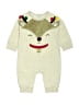 Holiday Time 100% Polyester Gold Short Sleeve Onesie Size 3-6 mo - photo 1