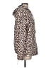 Main Strip Animal Print Pink Tan Pullover Hoodie Size M - photo 4