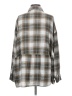American Eagle Outfitters Plaid Gray Long Sleeve Button-Down Shirt Size S - photo 2