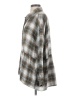 American Eagle Outfitters Plaid Gray Long Sleeve Button-Down Shirt Size S - photo 5